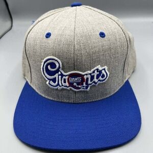 New York‎ Giants Hat Men Gray Blue NFL Lids Hat Snap Back Cap New